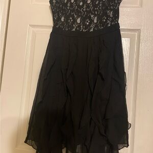 Disney Black Lace High Low Dress